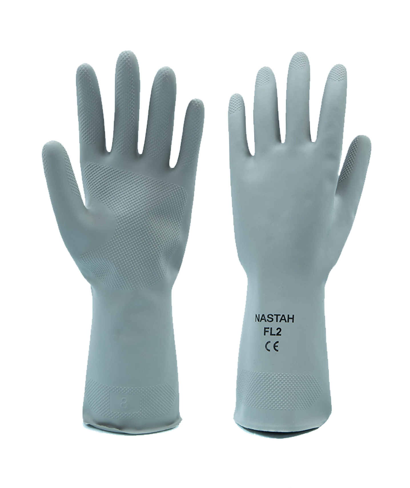 Nastah Grey household rubber gloves (GFL2)