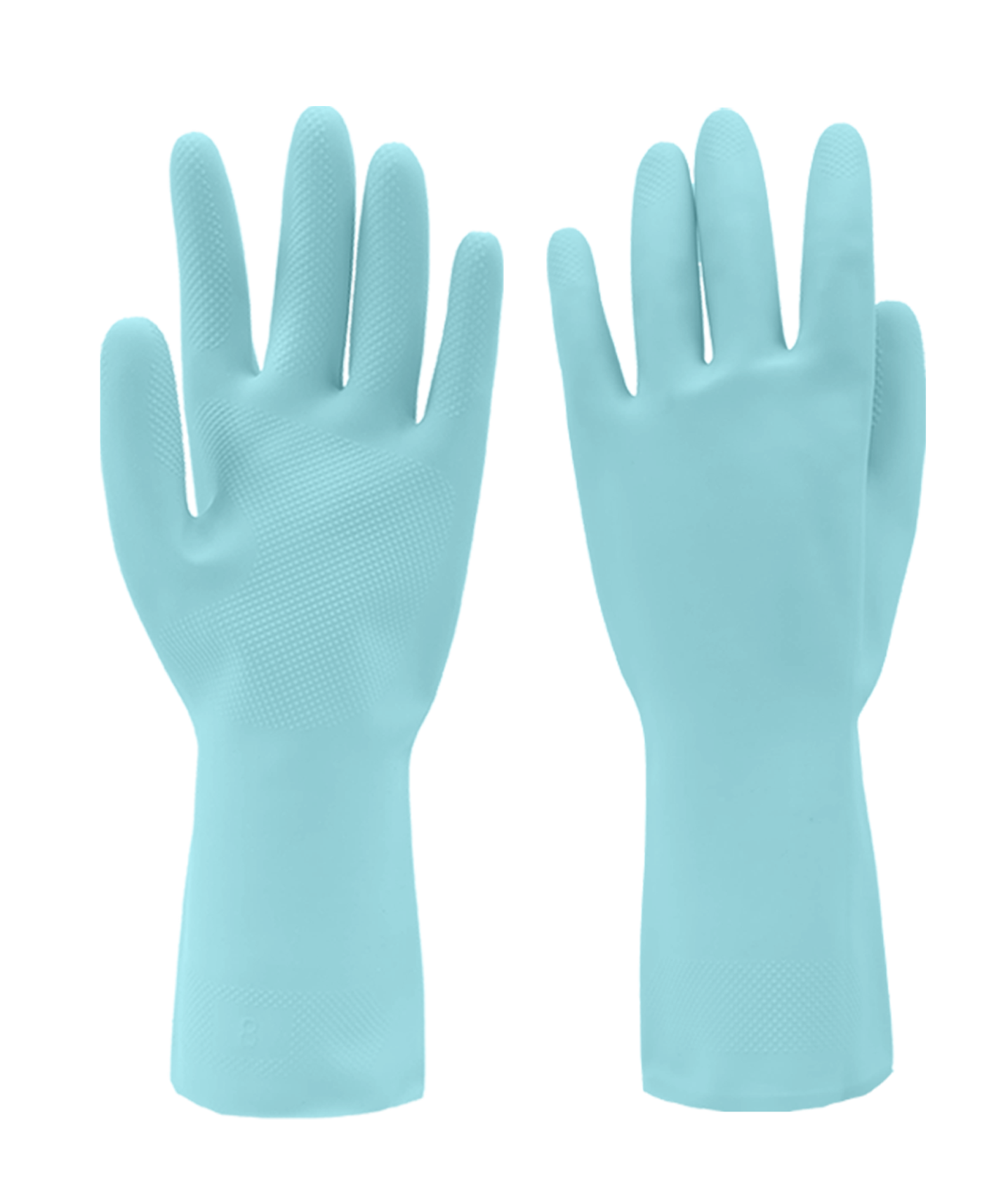 NASTAH Pastel Blue Household Rubber Gloves