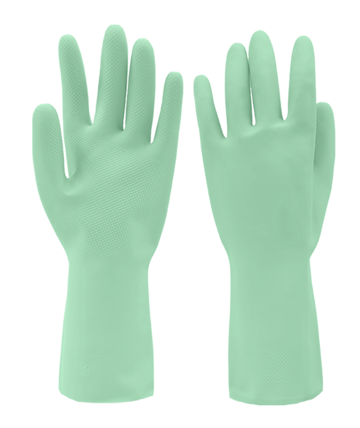 NASTAH Pastel Green Household Rubber Gloves
